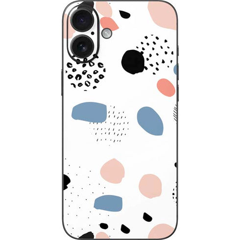 Patterned Dots iPhone 16 Plus Skin
